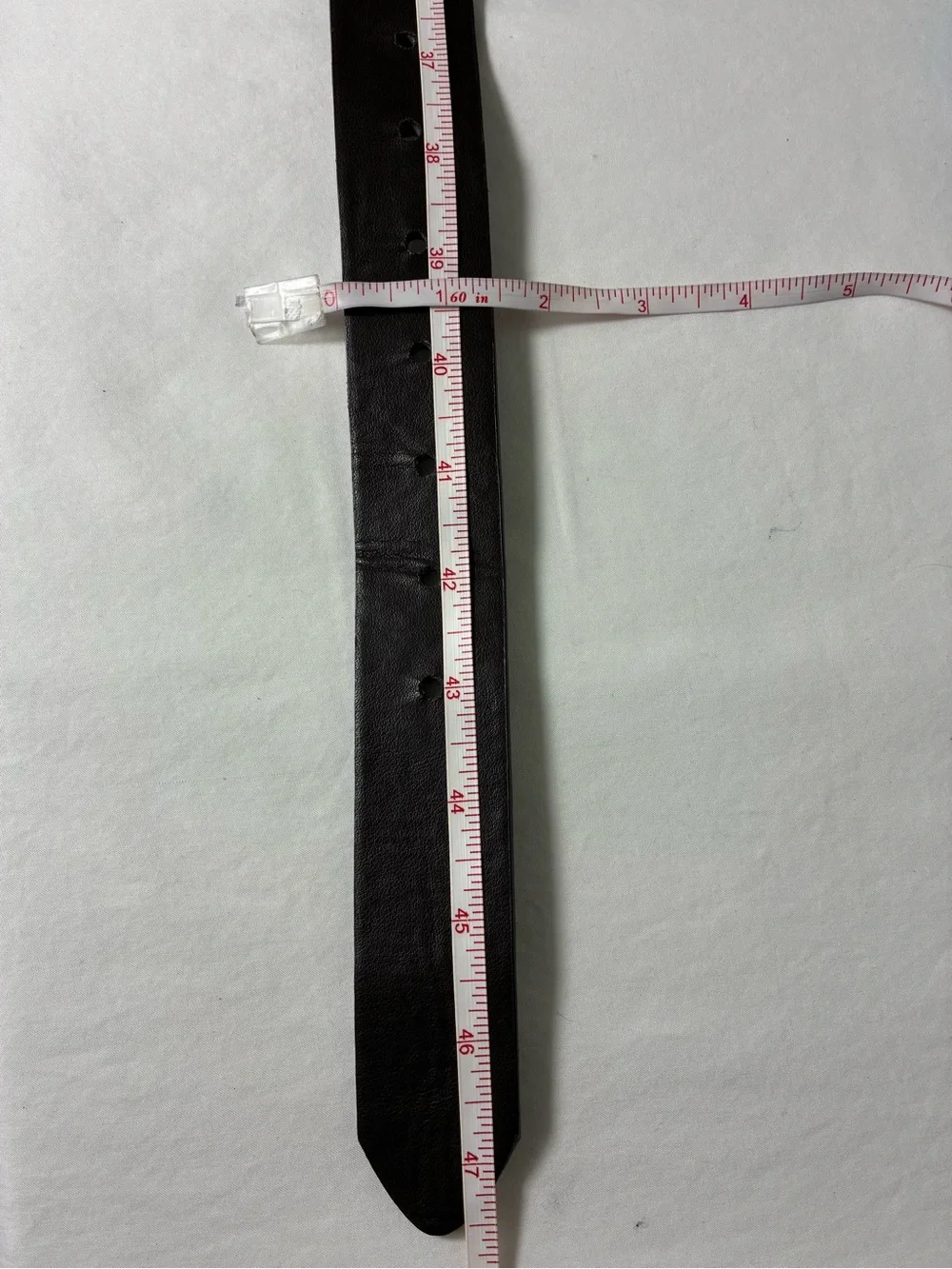 Womens belt 47” long faux Leather Western chocolate brown carved Silver Buckle